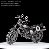 Retro 21cm Motorcycle Metal Model Ornament