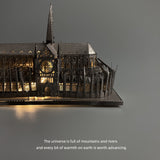 Notre Dame Cathedral in Paris 3D metal puzzle model kits